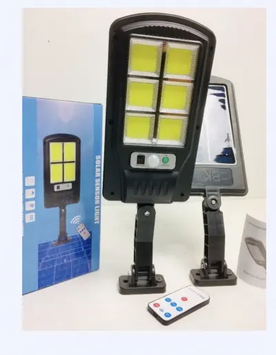 Вуличний ліхтар на стовп із пультом на сонячних батареях Solar Light НА 10 ЛАМП - Зображення 4