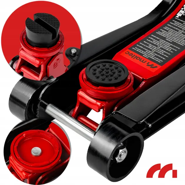 Домкрат гідравлічний підкатний 2.5т низькопрофільний 385мм - Зображення 8