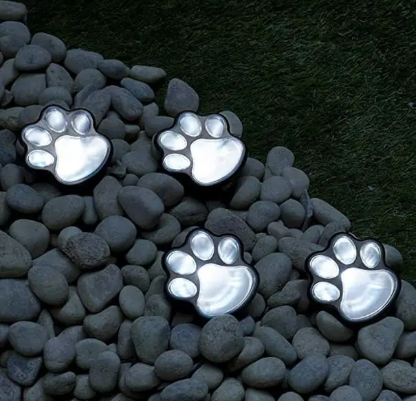 Світильник Solar Paw Print Lights на сонячній батареї 4 шт - Зображення 2