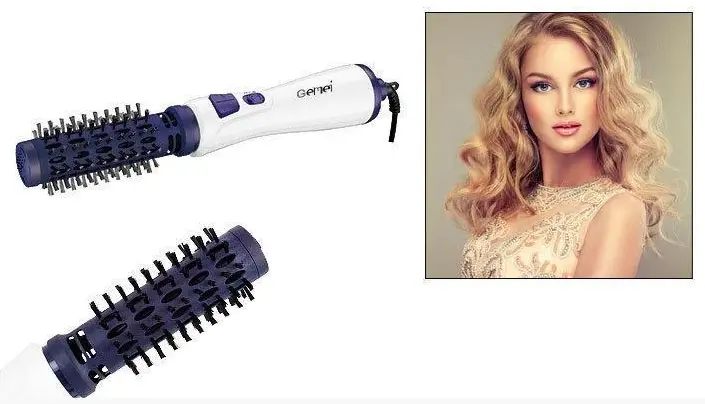 Мультистайлер для волосся Укладання та локони Гребінець Gemei GM-4826 - Зображення 2