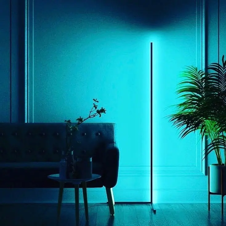 Кутовий LED торшер Ledox Design з пультом та регульованою яскравістю 330 колірних комбінацій - Зображення 6