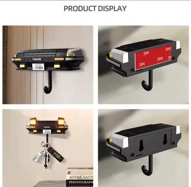 Настінний тримач для ключів Toyota AE86 Trueno з підсвічуванням фар - Зображення 5