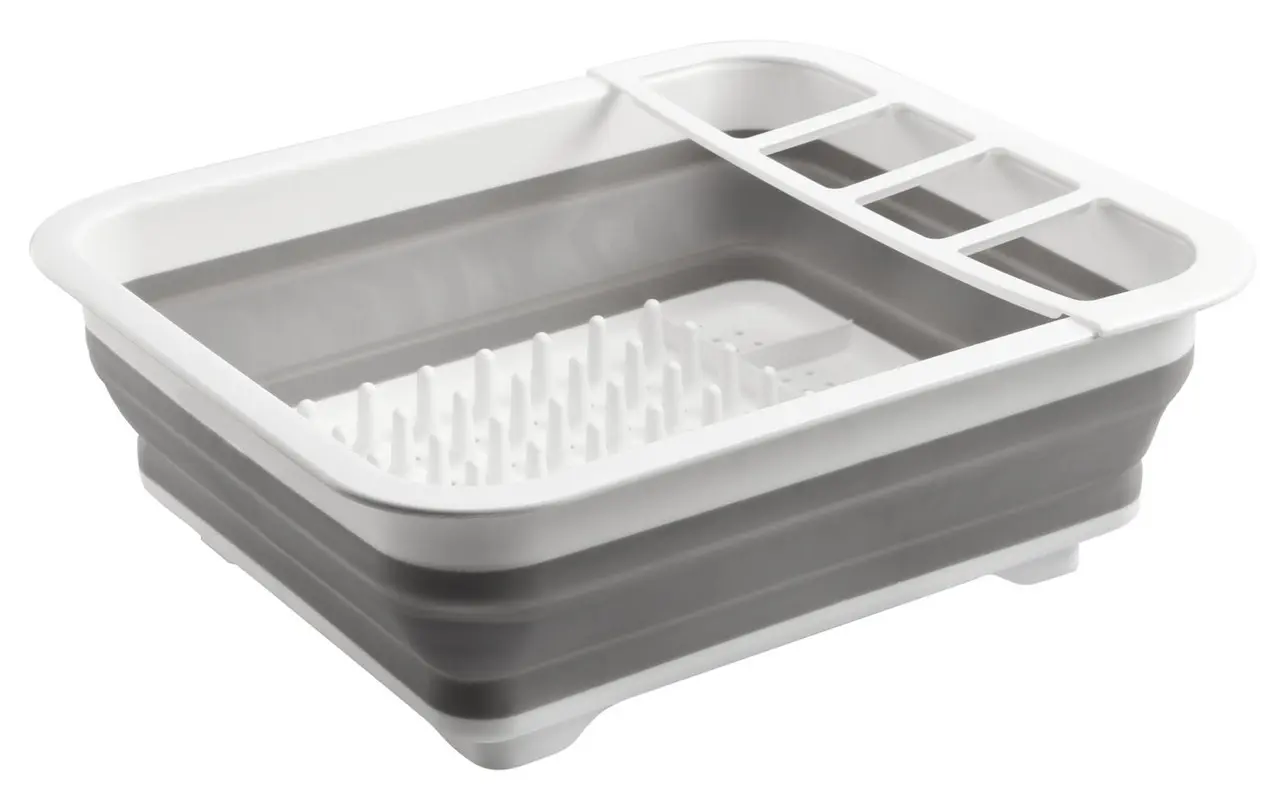 Сушка силіконова для посуду Benson BN-090 складна кухонна сушарка для посуду Бенсон, Бенсон - Зображення 4