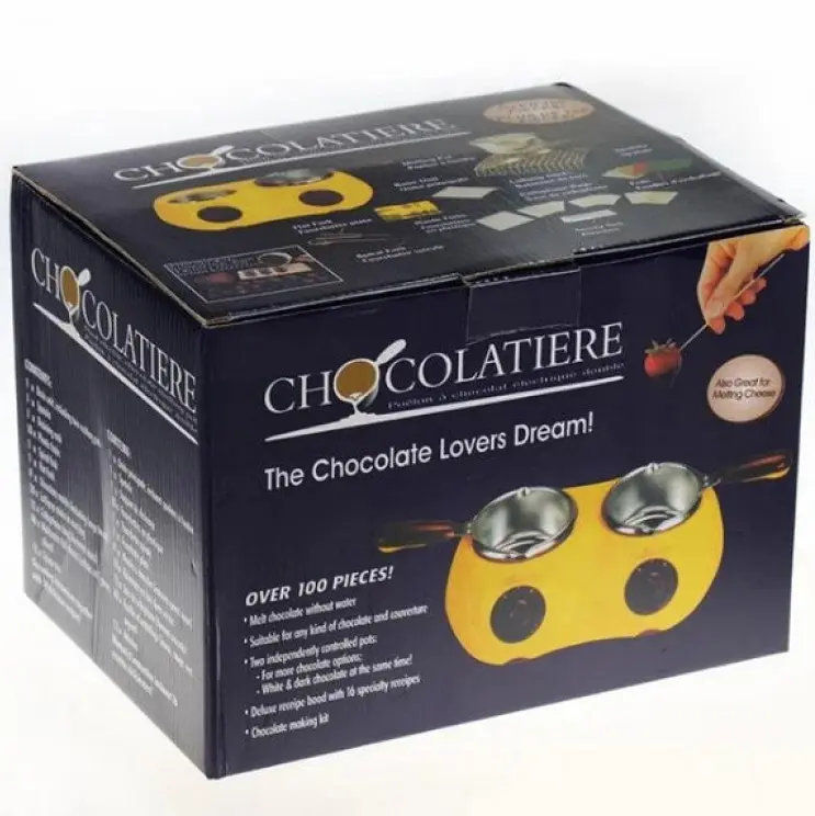 Електричний набір для фондю з двома чашами Chocolatiere - Зображення 5