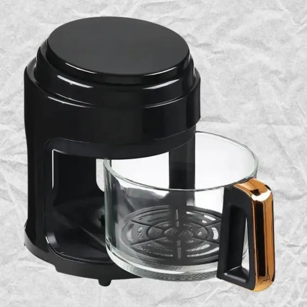 Чорна Аерофритюрниця безмасляна сенсорна на 6л Gold Diamond TK9905 3200Вт - Зображення 3