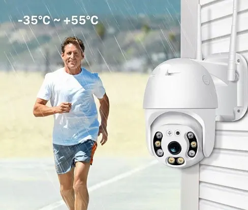 Вулична поворотна IP камера відеоспостереження WiFi N3 6913 - 2mp ICSee - камера зовнішнього спостереження для дому - Зображення 6