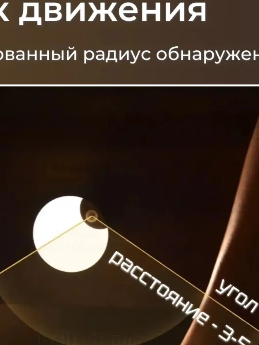 Світильник із датчиком руху AND HA-183 - Зображення 6