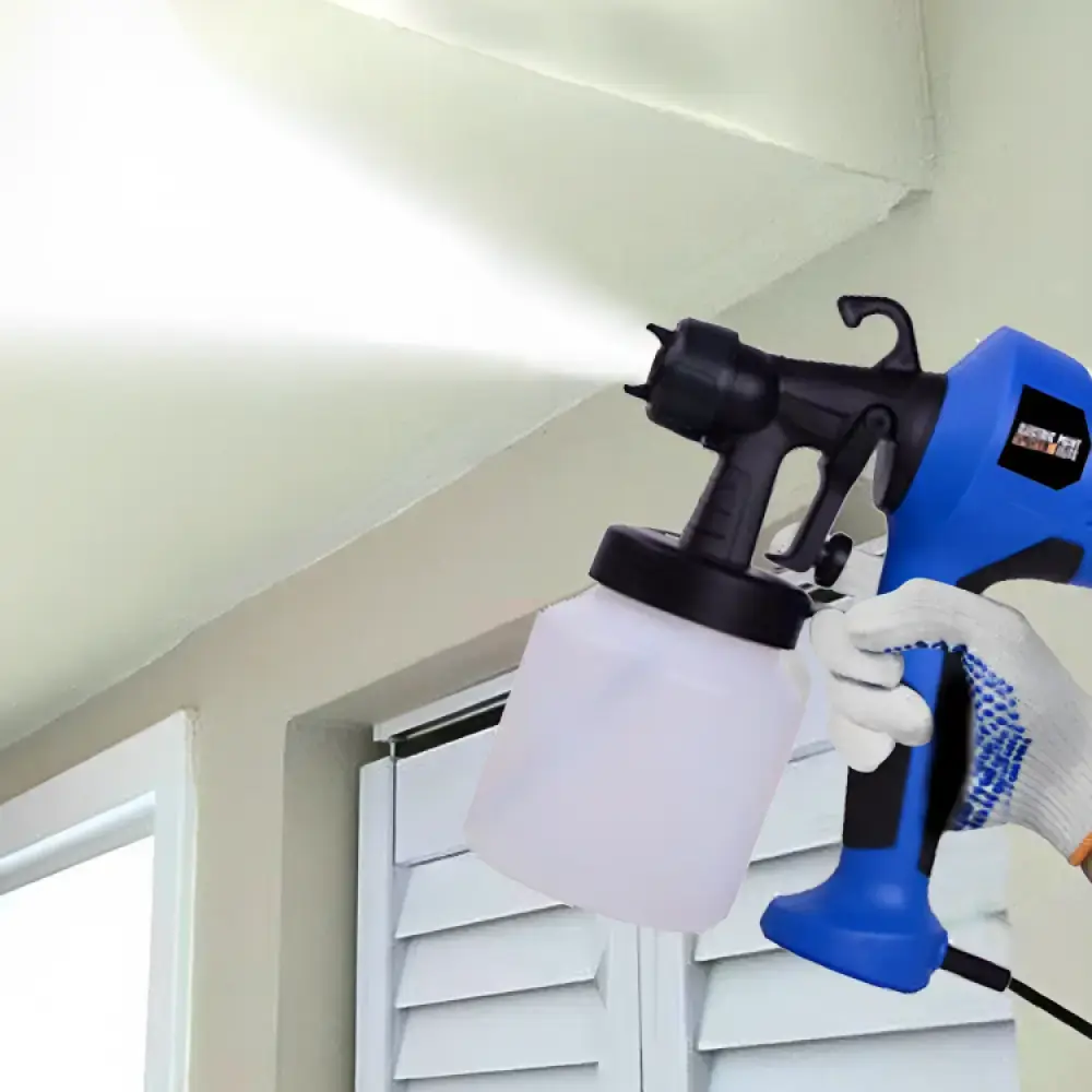 Краскопульт електричний, 800мл, 2,5 бар, Синій / Пульверизатор для фарби / Фарборозпилювач - Зображення 3