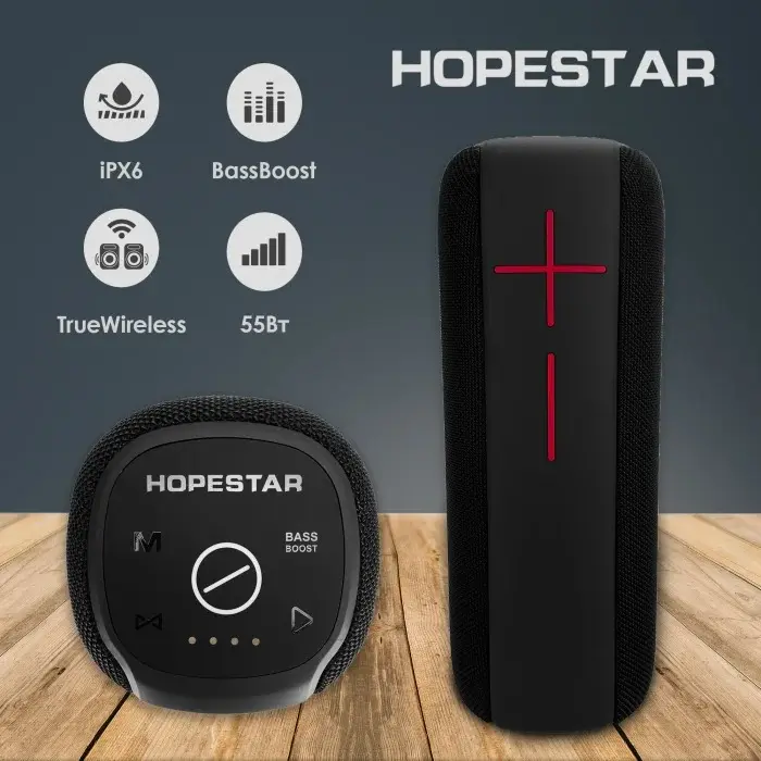 Портативна бездротова колонка Hopestar P15 Max - Зображення 4