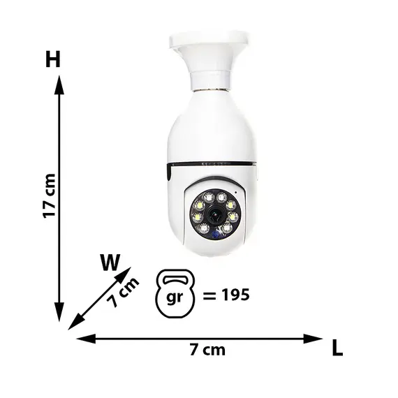 Зовнішня Wi-Fi камера E280-1080P на 2 мегапікселі - Зображення 3
