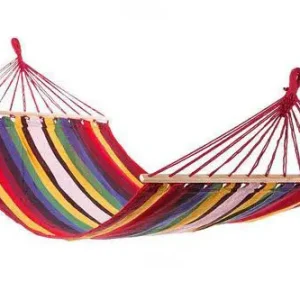 Бавовняний гамак 200х80 см (з великою планкою)