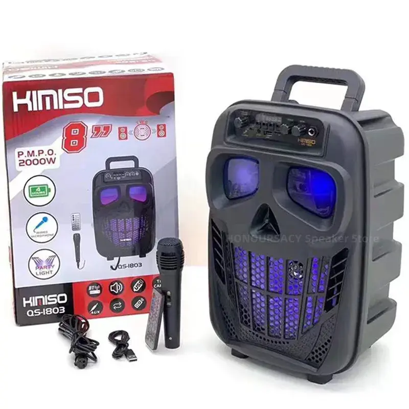 Колонка портативна акустична KIMISO QS-1803 BT Bluetooth колонка - Зображення 3