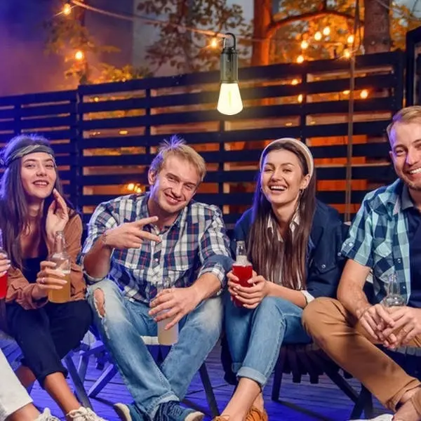 Лампочка з акумулятором + карабін, від USB, BL HK-169C / Підвісна LED лампочка / Ліхтар для кемпінгу - Зображення 6