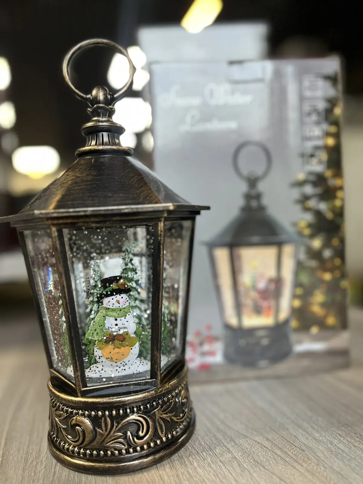 Різдвяна ніч Музичний новорічний ліхтар XMAS WDL 24077A - Зображення 8