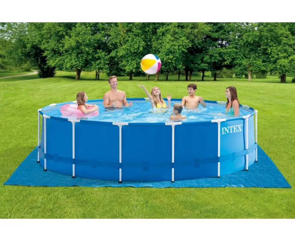 Каркасний басейн Intex 28242, 457 x 122 см (3785 л/год, драбини, тент, підстилка) - Зображення 2