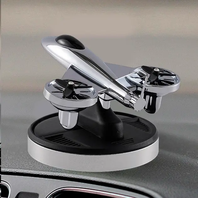 Ароматизатор на сонячних батареях у машину Літак винищувач з турбінами - Зображення 8