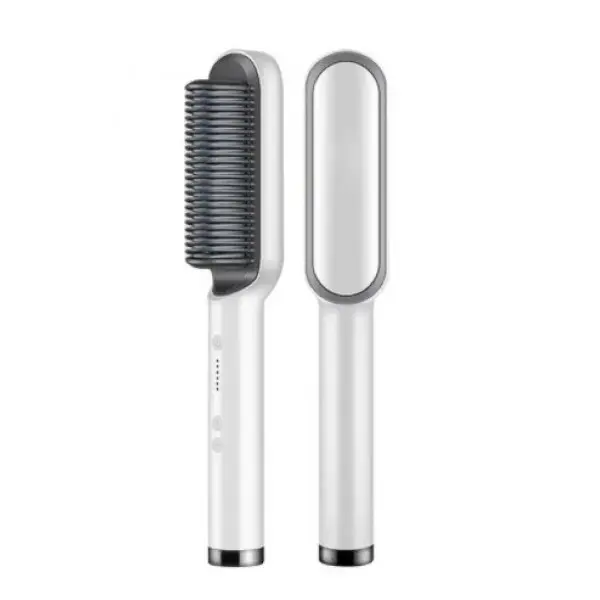 Електрична гребінець-випрямляч Hair Straightener HQT-909 щітка для укладання волосся - Зображення 2