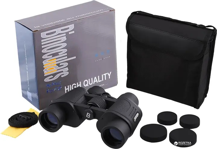 Бінокль Bassell 8x40 чорний - Зображення 2