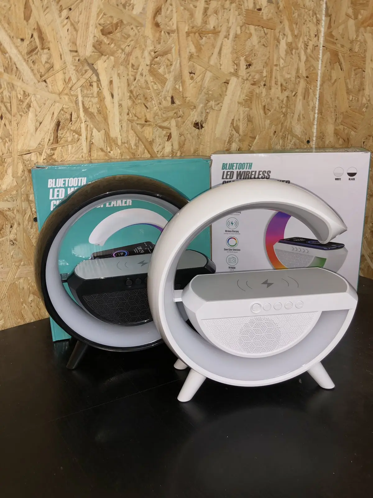 Розумний світильник/Нічник з бездротовою зарядкою для телефону/Bluetooth-колонка - Зображення 7