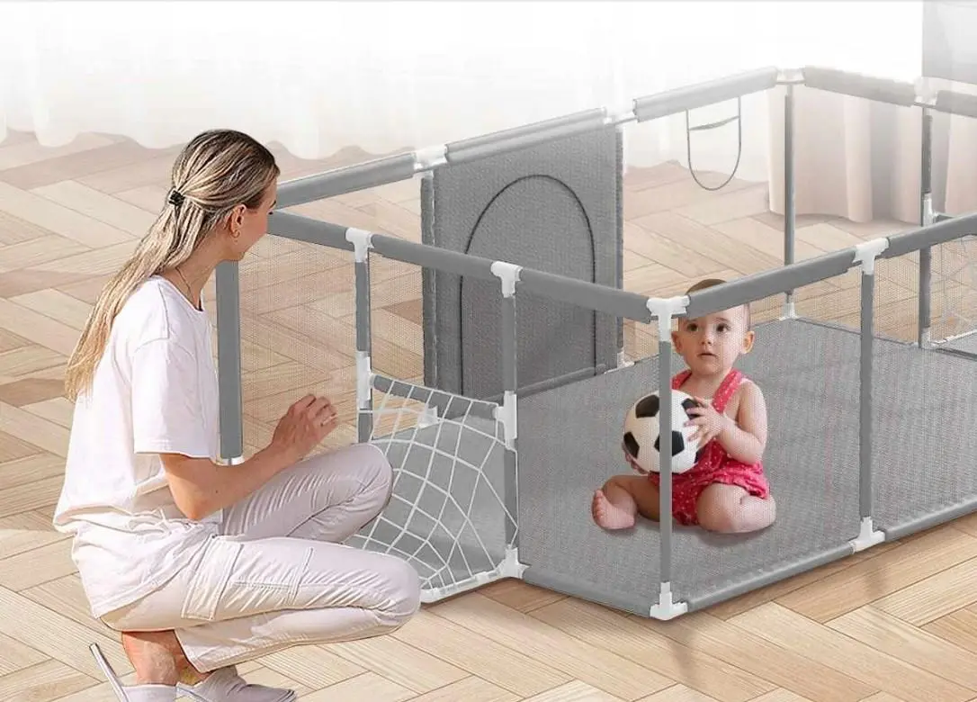 Дитячий манеж-ігрова зона 180×120 см з м'яким дном - Зображення 3