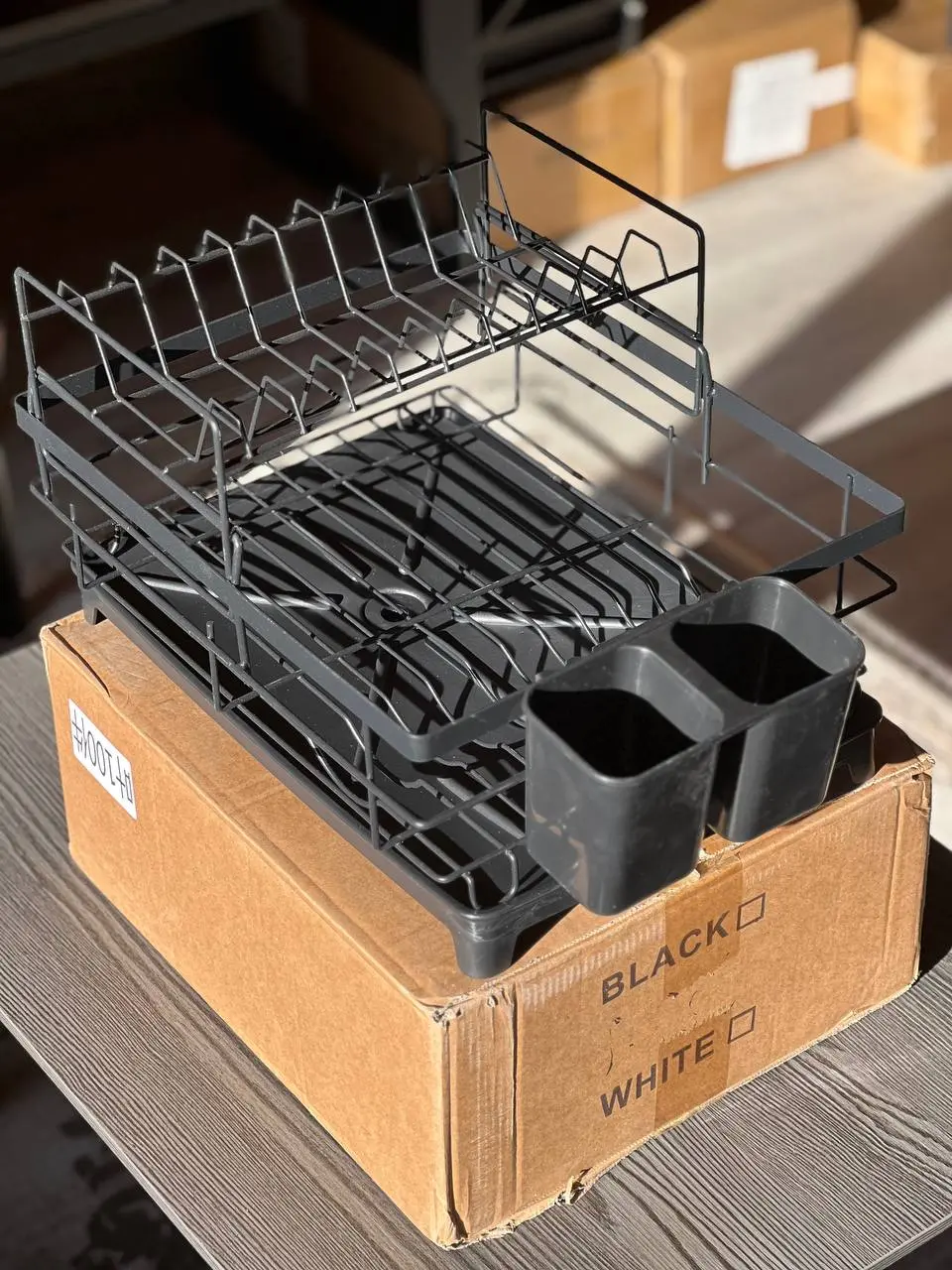 Сушарка для посуду органайзер kitchenware AND-1 - Зображення 4