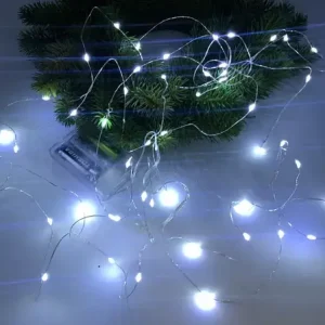 Гірлянда роса нитка світлодіодна 3 м на батарейках для дому