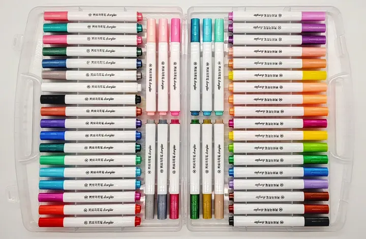 Акварельні маркери 36 кольорів Water Brush - Зображення 3