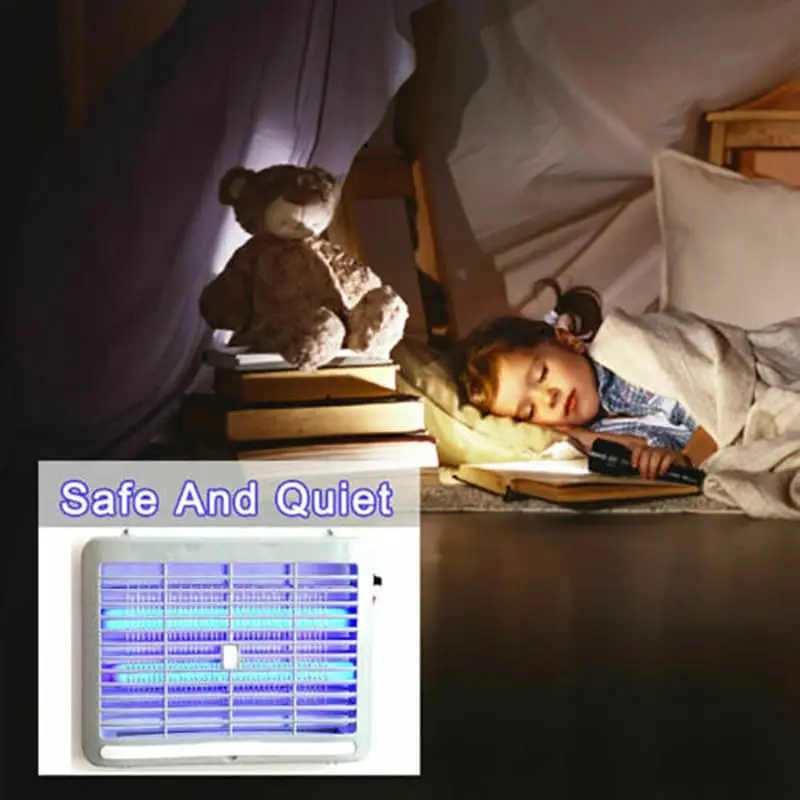 Електричний УФ-лампа-вбивця від комарів, світлодіодний нічник, пастка для комах Mosquito Killer - Зображення 6