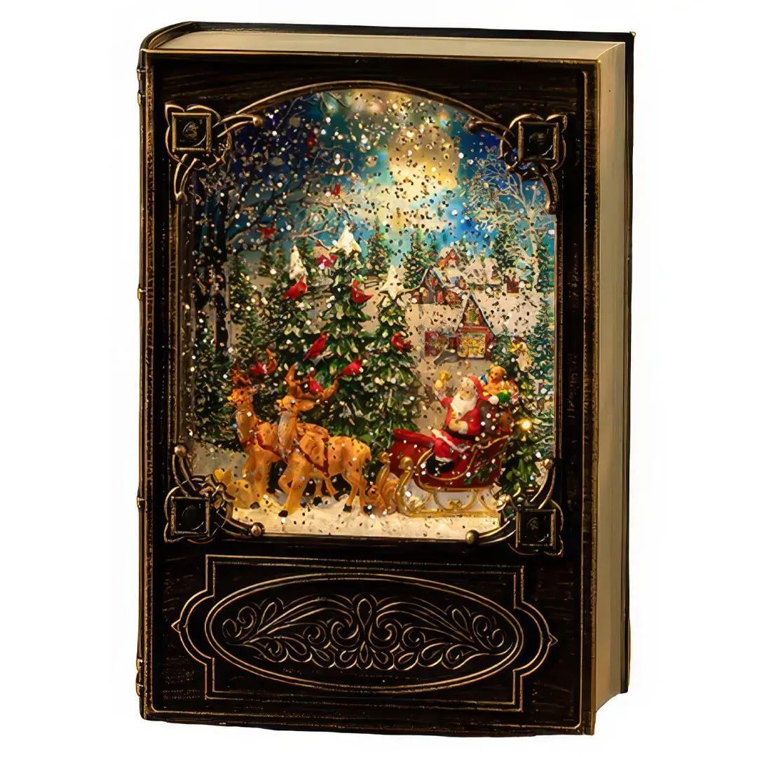 Санта Клаус Новорічний музичний нічник-світильник XMAS WDL 24023B - Зображення 2