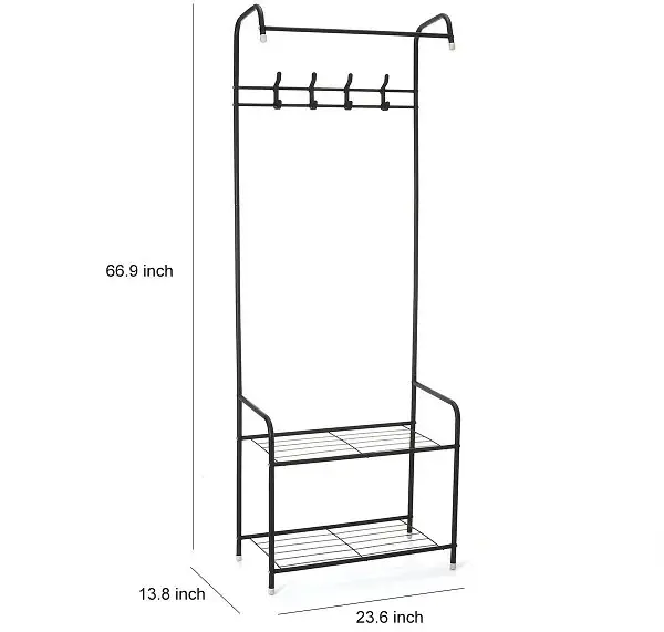 Вішалка для одягу 3в 1 HAT STAND напольная - Зображення 5