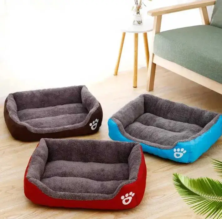 Лежанка - пуф для котів та собак Блакитна S(40*25) - Зображення 4