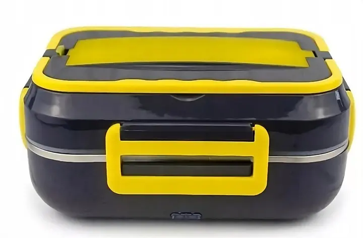 Ланч-бокс з підігрівом знімною чашею C21 1.5L від мережі 12V 40W Чорний з жовтим - Зображення 7