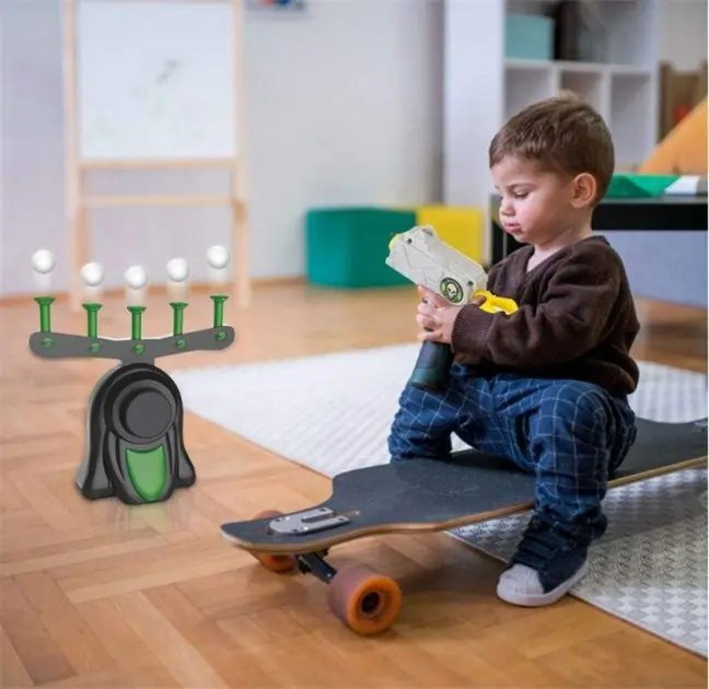 Повітряний тир дитячий ігровий набір Hover Shot Стрілянина по кульках, що літають - Зображення 3