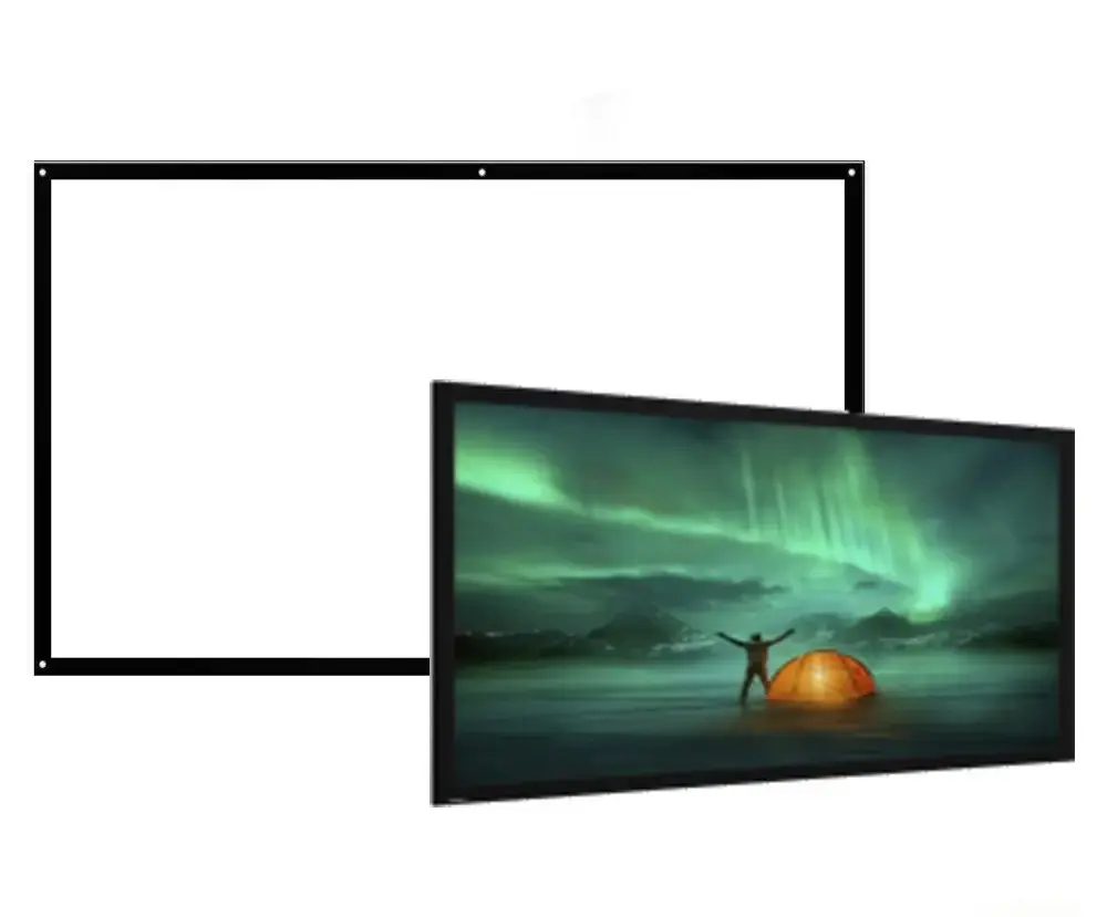 Екран для проектора TouYinger Ambient Light Rejecting Screen 72 дюйми / Полотно для екрана / Настінний проекційний екран - Зображення 5