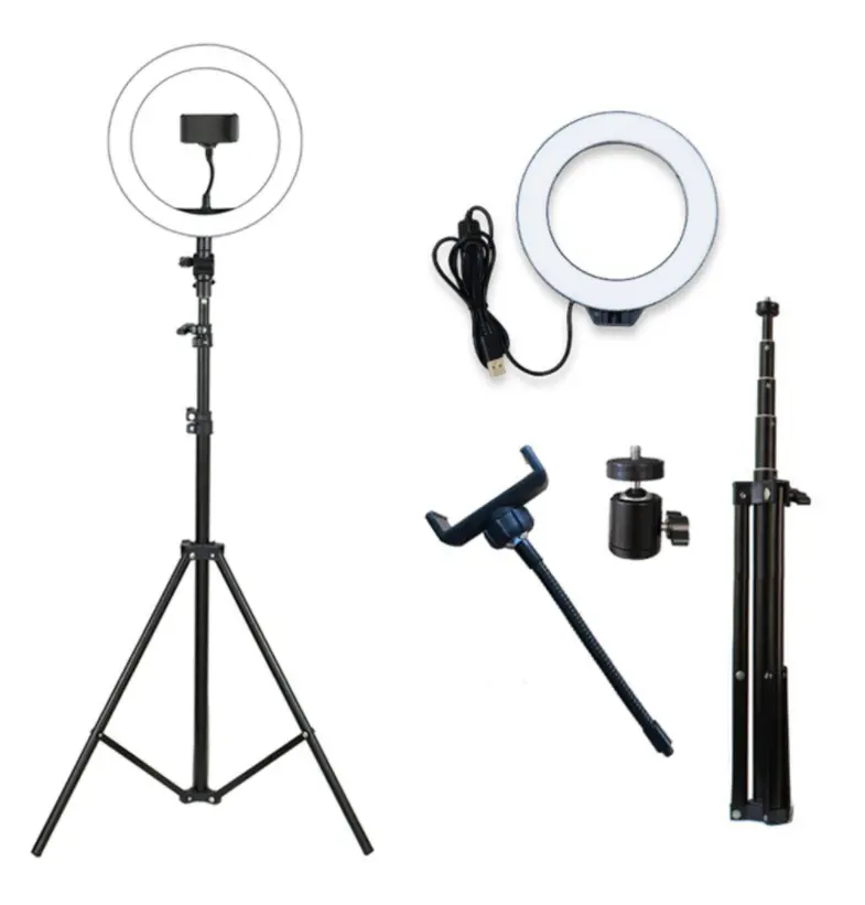 Штатив-стійка-тренога для кільцевої лампи, телефону та камери 200см - Зображення 2