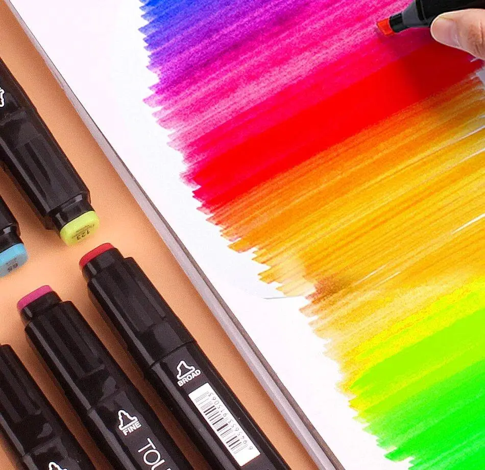 Набір двосторонніх скетч-маркерів для малюванняTouch на спиртовій основі - Зображення 4