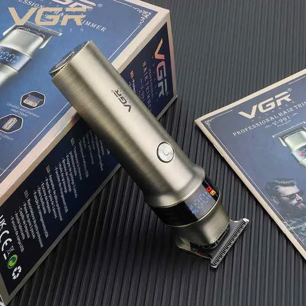 Машинка для стрижки волосся триммер VGR V-991 - Зображення 3
