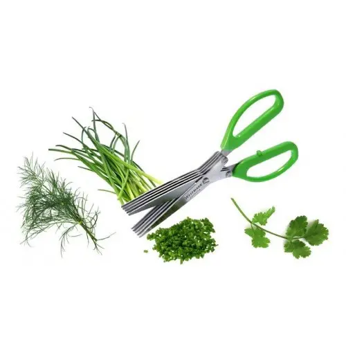 Ножиці для зелені Benson BN-919 (5 гострих лез) кухонні ножиці Бенсон + щітка для чищення, Бенсон - Зображення 5
