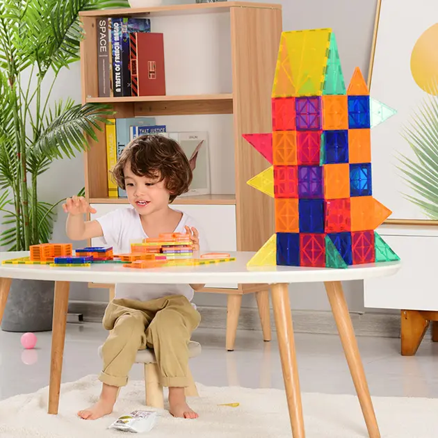 Дитячий конструктор D018, магнітні блоки 110 деталей - Зображення 5