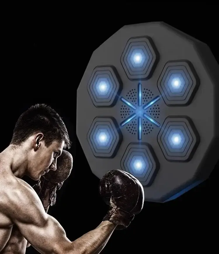 Настінна боксерська мішень 40х40х7, 5 см. Інтерактивна мішень для боксу з бокс рукавичками - Зображення 5