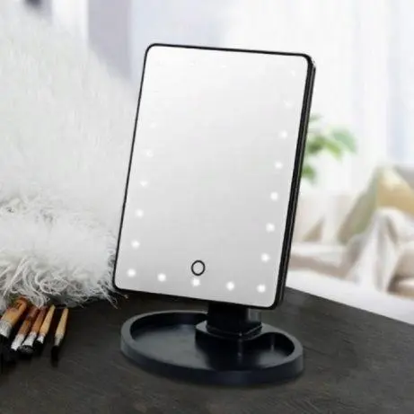 Біле Дзеркало з LED підсвічуванням для макіяжу Magic MakeUp Mirror - Зображення 5
