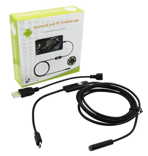 Камера Ендоскоп Android та PC Endoscope, гнучка USB-камера (100P) 2 м