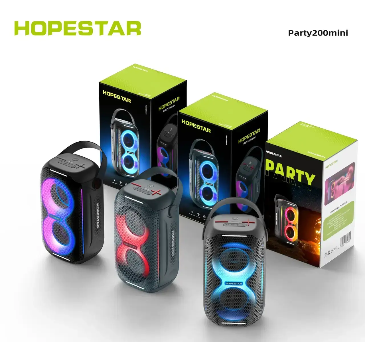 Портативна Bluetooth-колонка Hopestar Party 200 mini - Зображення 4