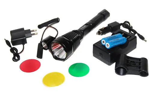 Світлодіодний ліхтар BL-2800-T6 50000W, тактичний ліхтар, ліхтар із кнопкою - Зображення 2