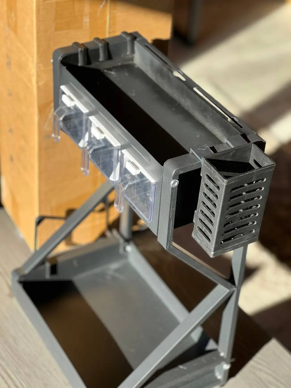 Органайзер для приправ kitchenware AND-2, двоярусна стійка для посуду + спецівниця, багатофункціональна сушарка посуду та спецій, містка полиця для спецій з кухонними шафами - Зображення 2