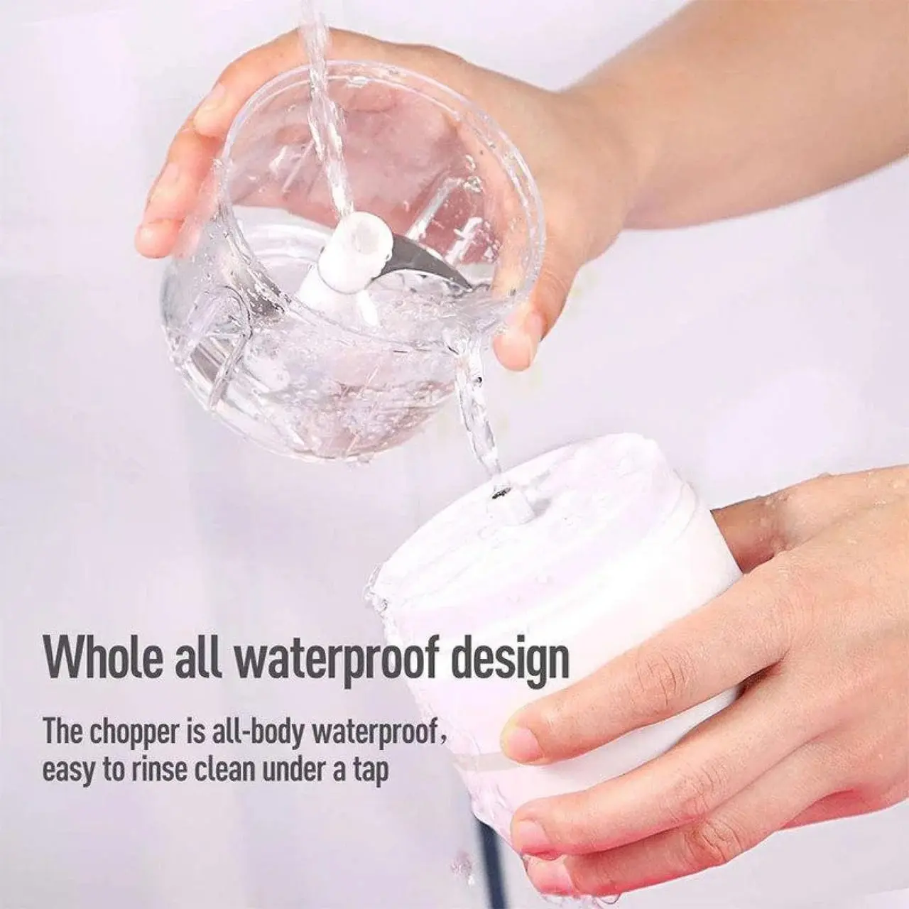 Портативний кухонний подрібнювач Release Hands One Click Garlic - Зображення 6