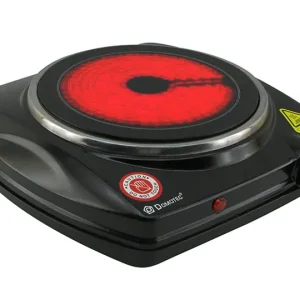 Плита інфрачервона Domotec MS-5851, настільна одноконфоркова електроплита для всіх типів посуду