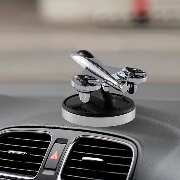 Ароматизатор на сонячних батареях у машину Літак винищувач з турбінами - Зображення 3