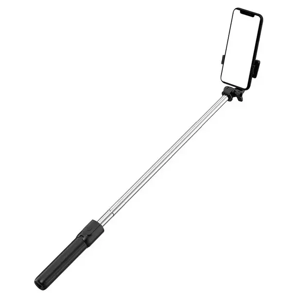 Селфі палиця штатив-монопод для телефону з Bluetooth пультом Selfie Stick R1 чорний - Зображення 2