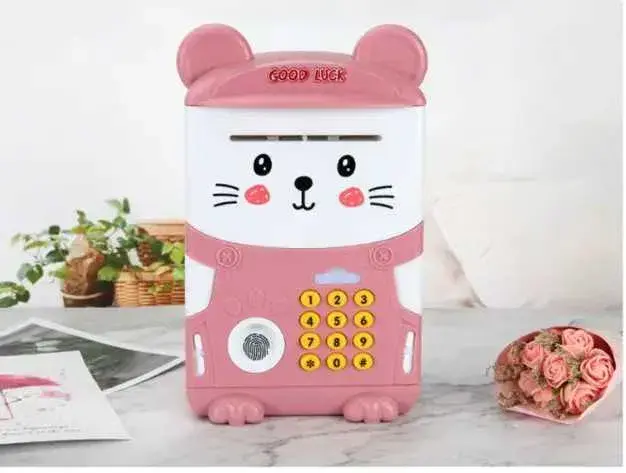 Скарбничка-сейф з кодовим замком та відбитком Милий Ведмедик - Зображення 4